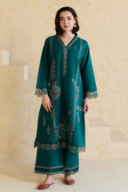 Premium quality Dhanak 2pc fully embroidered