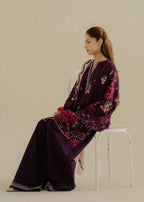 Premium quality linen 2pc embroidered