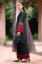 premium Quality embroidered Linen 3pc