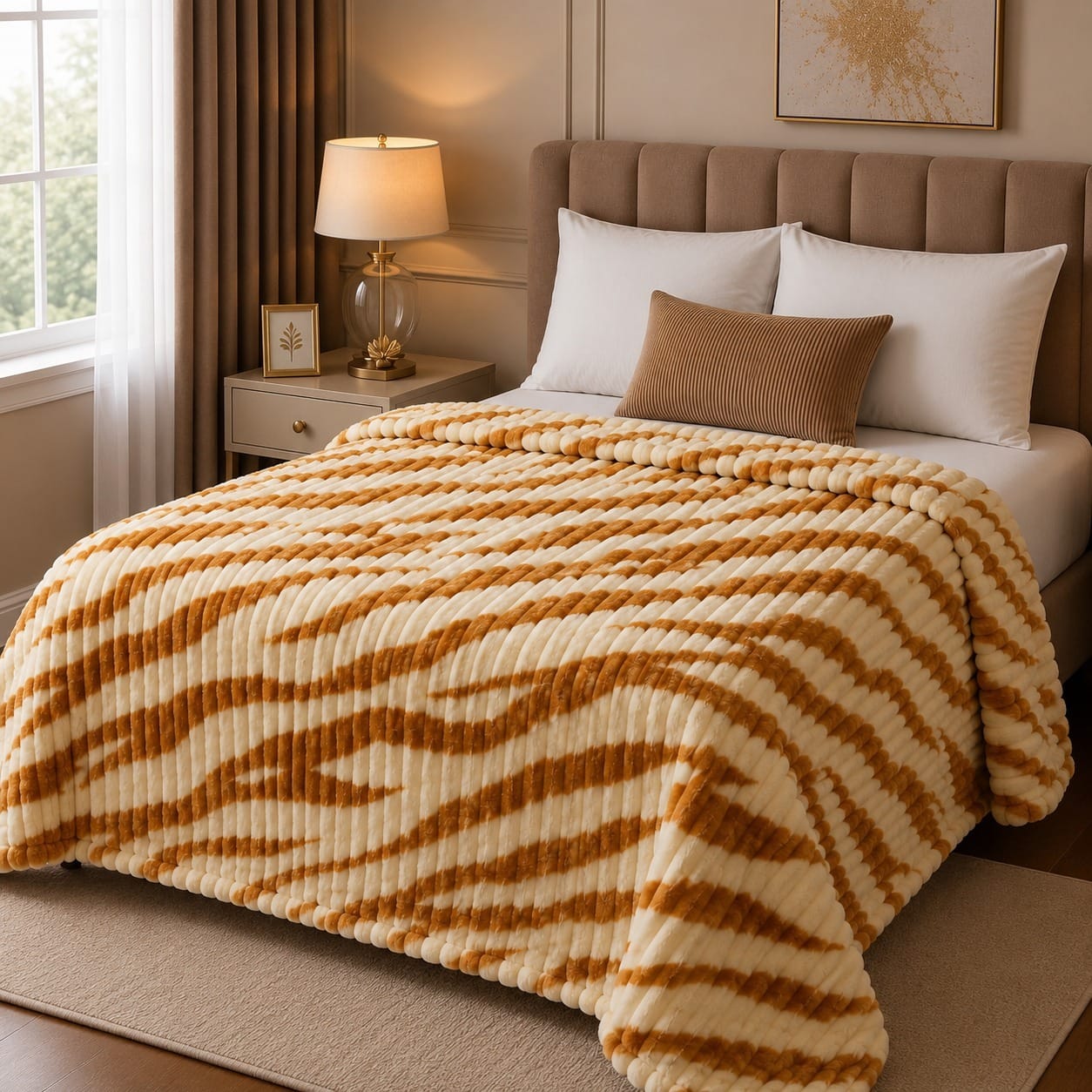 Premium Quality Bubble Printed AC Blanket
