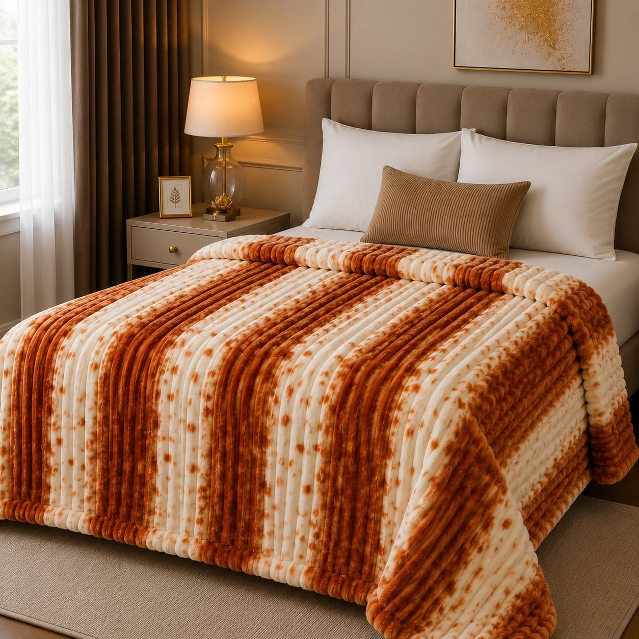 Premium Quality Bubble Printed AC Blanket