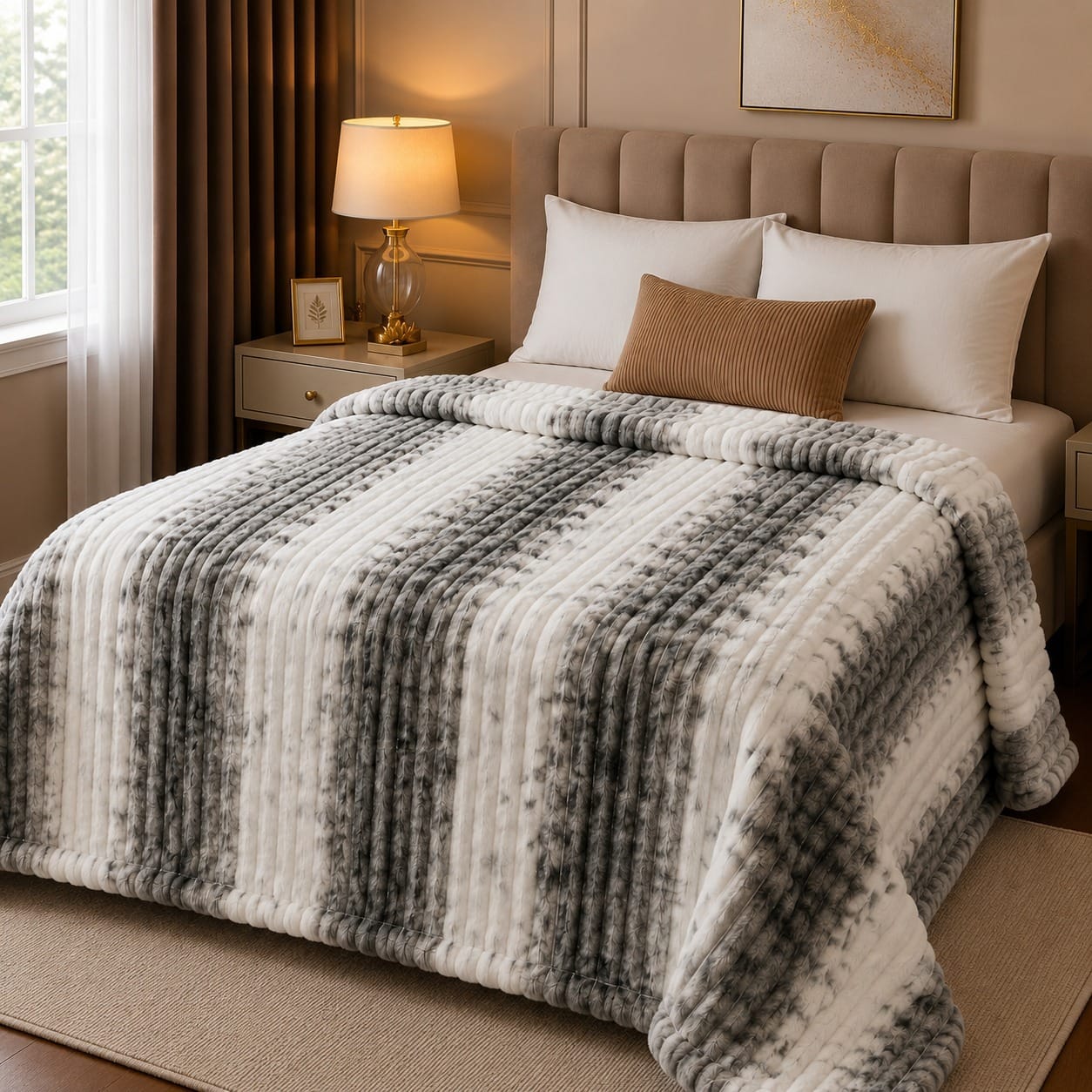 Premium Quality Bubble Printed AC Blanket
