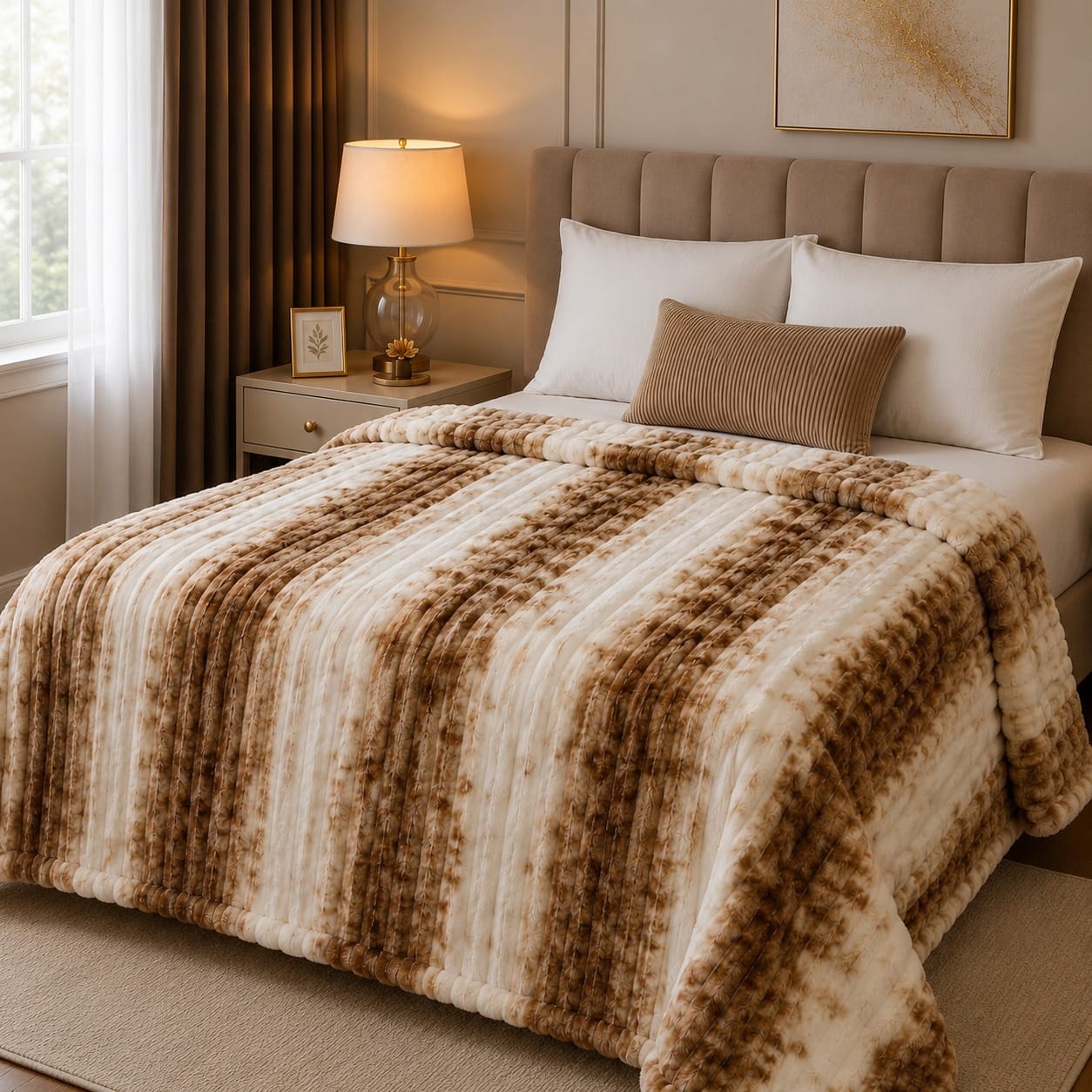 Premium Quality Bubble Printed AC Blanket