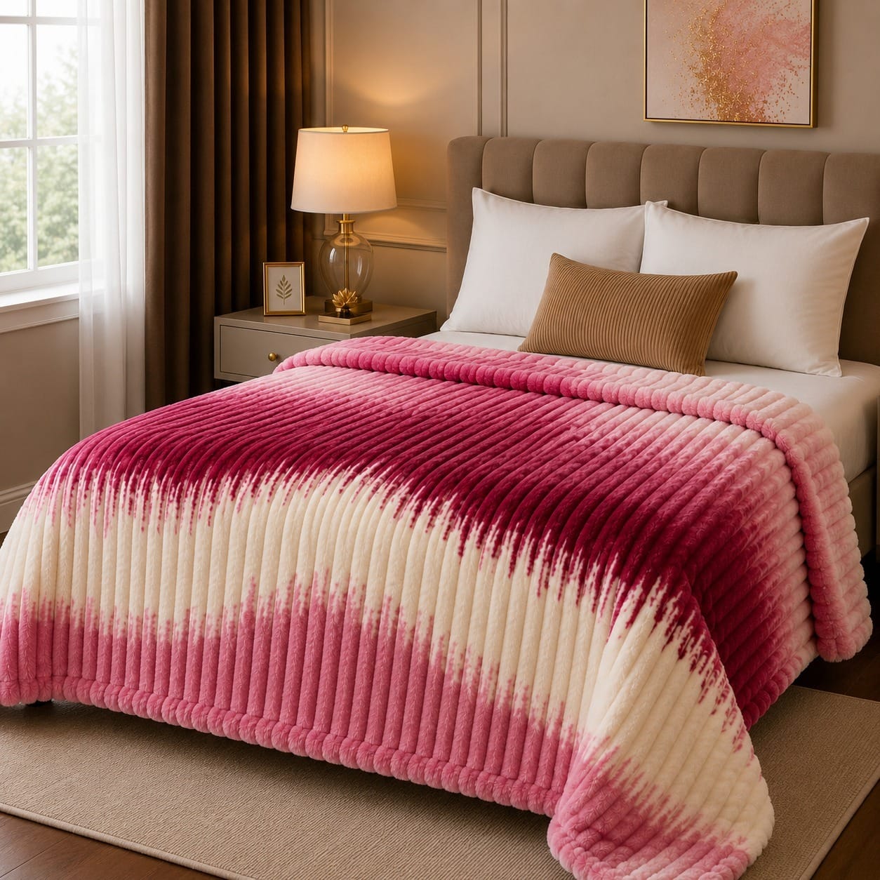 Premium Quality Bubble Printed AC Blanket