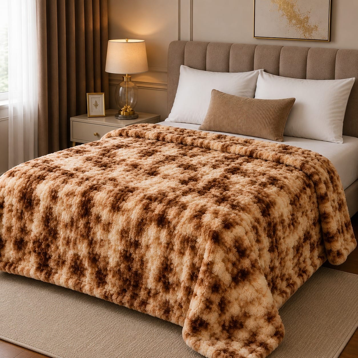 Premium Quality Bubble Printed AC Blanket