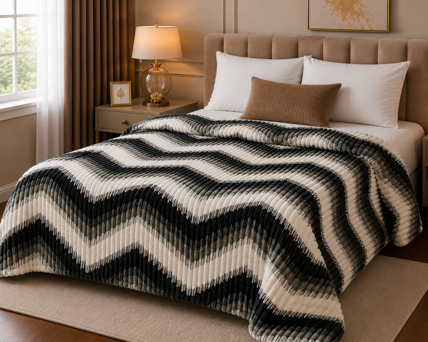 Premium Quality Bubble Printed AC Blanket