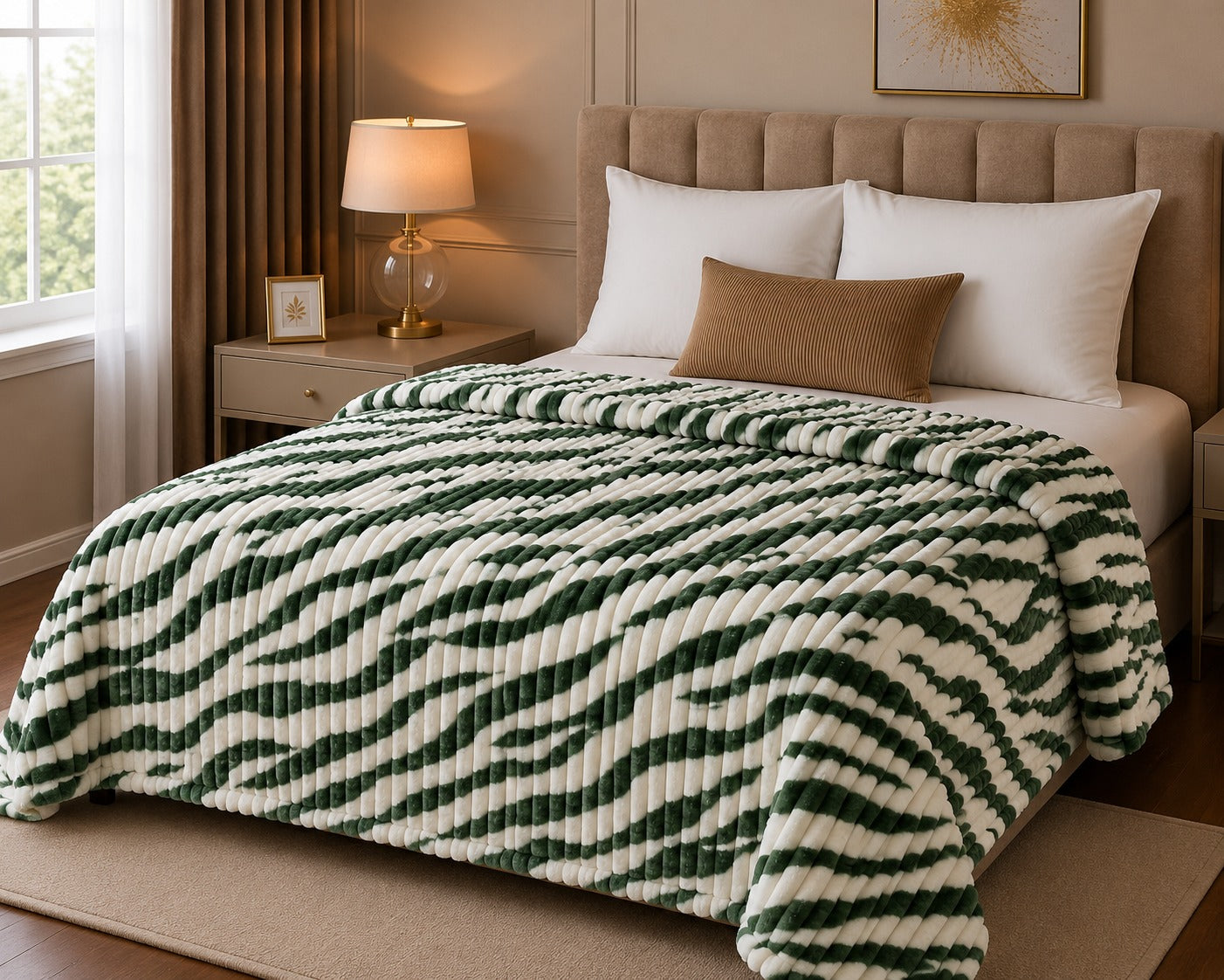 Premium Quality Bubble Printed AC Blanket