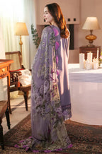 JADE Dhanak Embroidered 3PC Un-Stitched With Printed Shawl