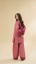 RUBY - 2PC Unstitched Dhanak Embroidered