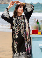 ELAF LUXURY Unstitched Dhanak Embroidered 3PC With Shawl